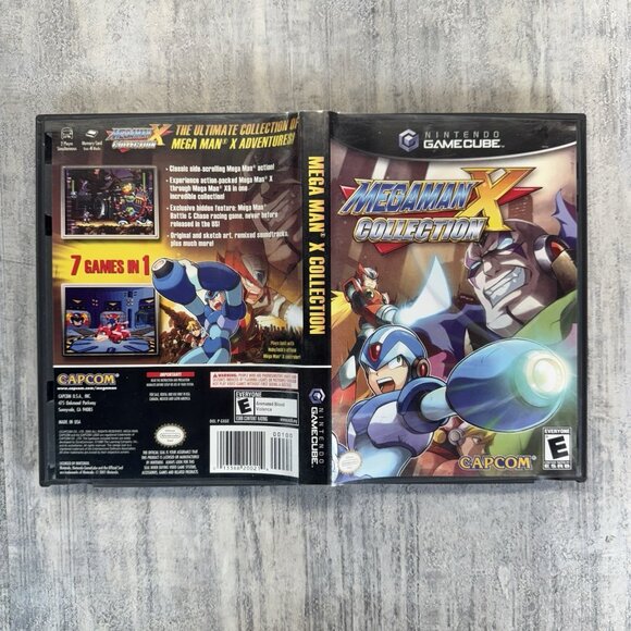 Mega Man X Collection (Nintendo GameCube, 2006) CIB Complete Tested - Picture 5 of 5